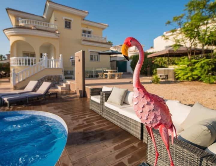 Luxury Private Villa Casa Jojo Own Pool & Hot Tub Ciudad Quesada Exteriör bild